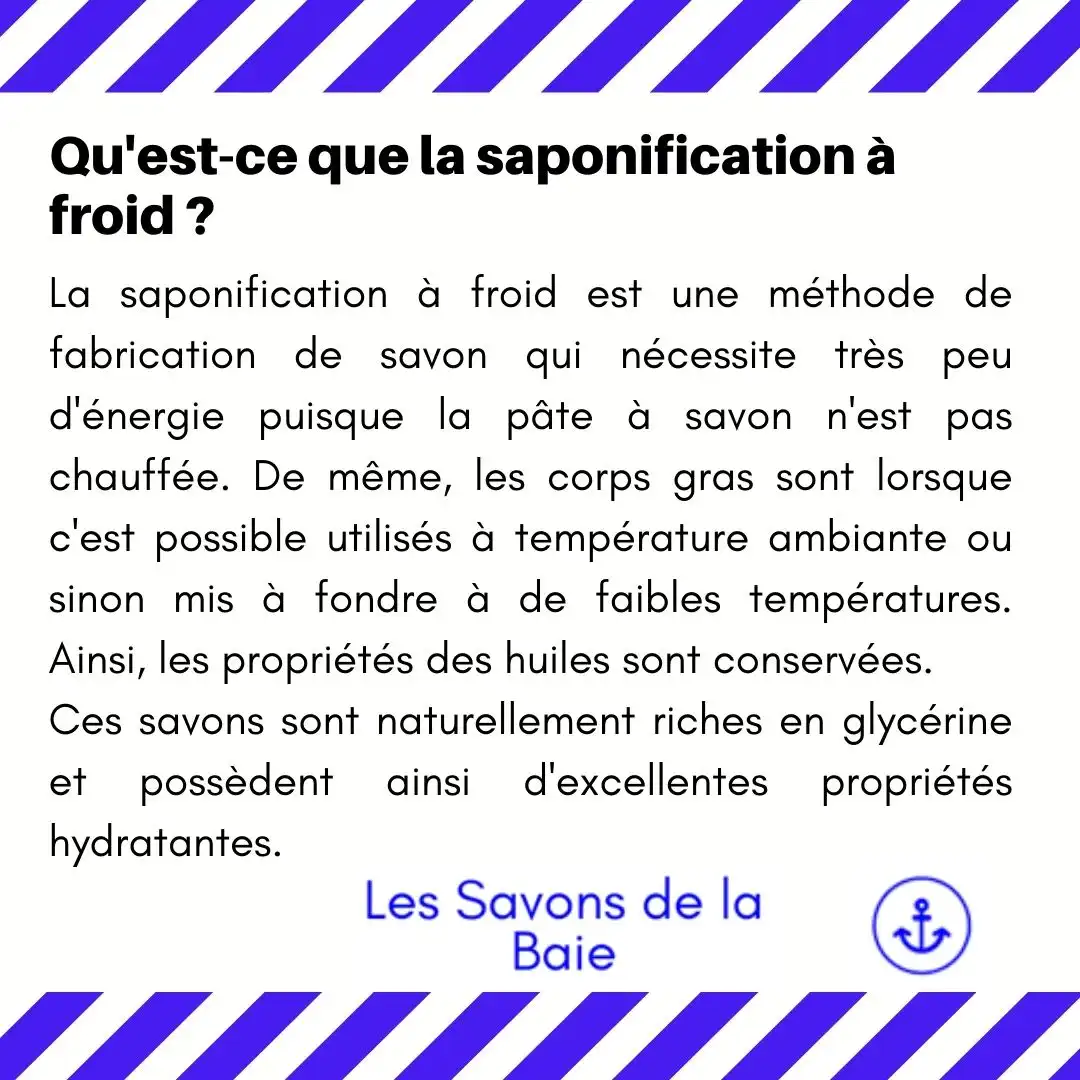 Saponification à froid