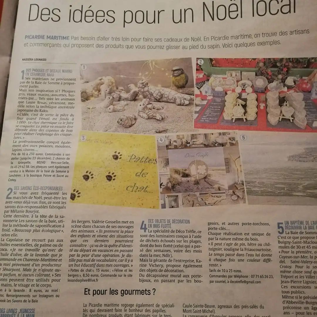 Idées cadeaux de Noël locales