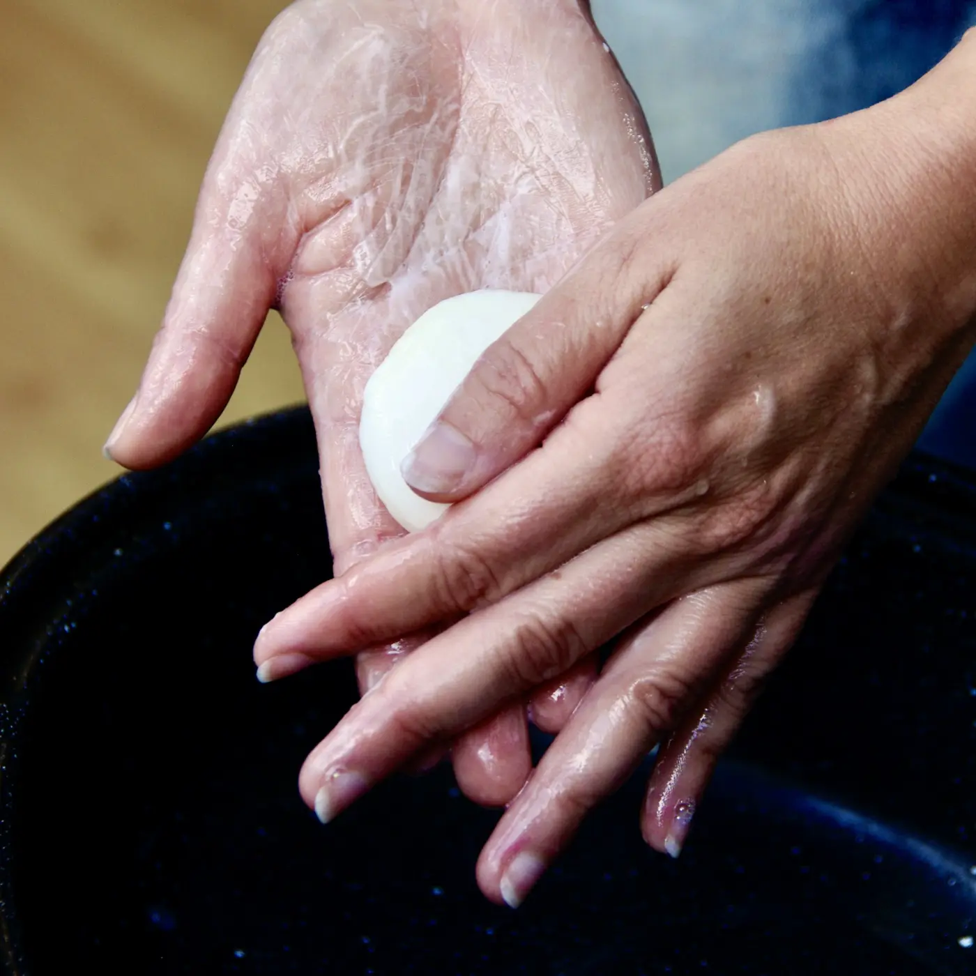 Mousse du savon artisanal de Castille 100% huile d